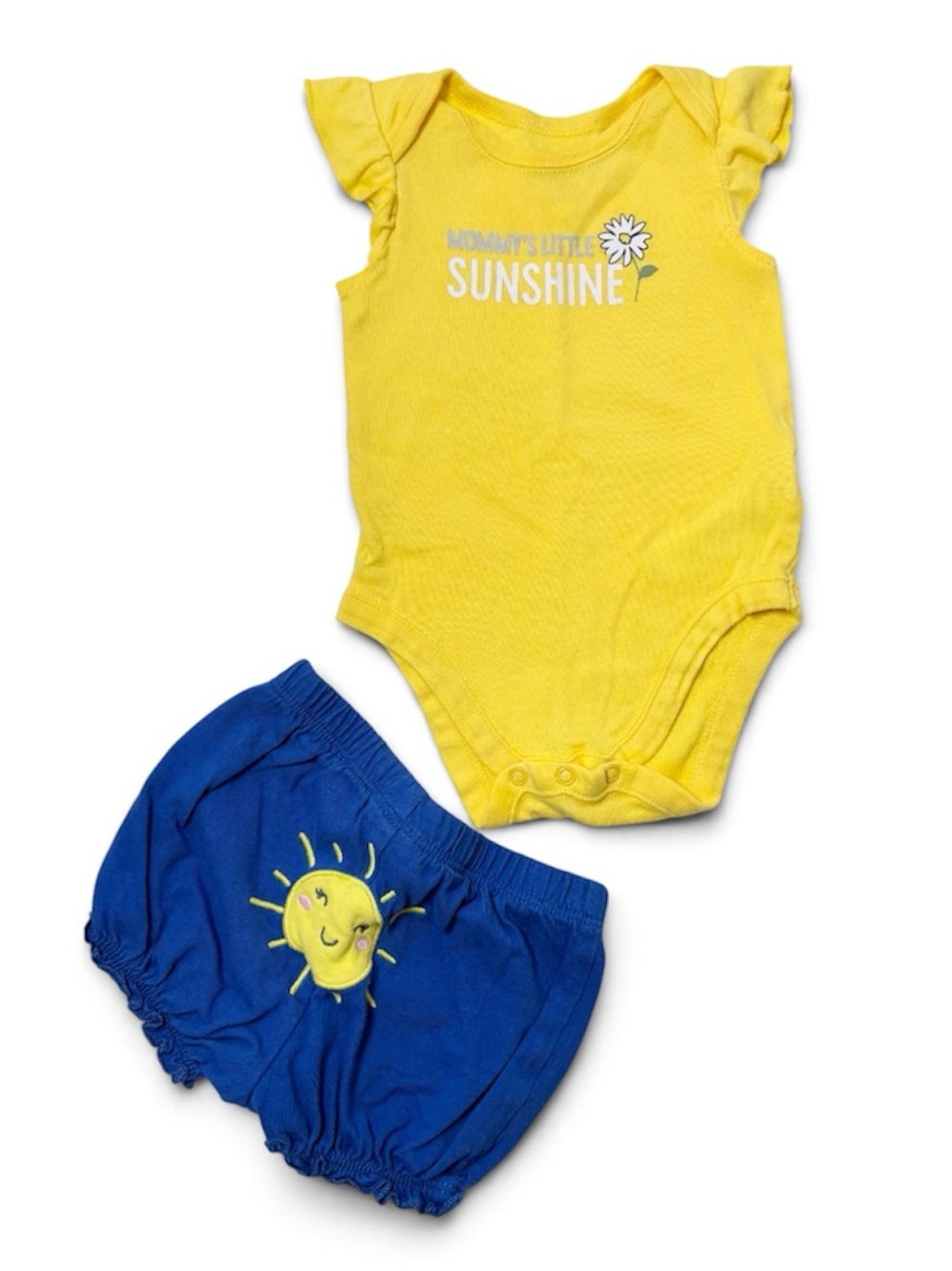 5/15$ Baby Place Carter’s Mommy's Little Sunshine Flutter Bodysuit & Bloomer Set